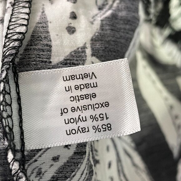 NEW $59 Lane Bryant Womens Plus 20 Floral Short Bubble Sleeve Top Shirt Blouse - Picture 6 of 9